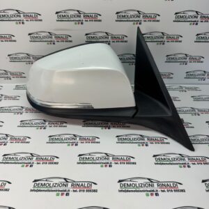 Specchietto retrovisore destro originale bianco BMW Serie 3 F30 / F31