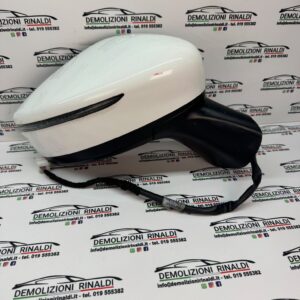 Specchietto Retrovisore Destro Nissan Note II E12 Bianco 7 Pin